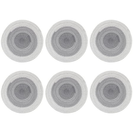 HOMEMAXS 6pcs Cotton Yarn Table Placemats Home Heat Resistant Dinner Table Mats