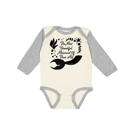 Inktastic The Most Beautiful Mermaid of Them All with Mermaid Tail Gift Baby Boy or Baby Girl Long Sleeve Bodysuit
Inktastic The Most Beautiful Mermaid of Them All with Mermaid Tail Gift Baby Boy or Baby Girl Long Sleeve Bodysuit