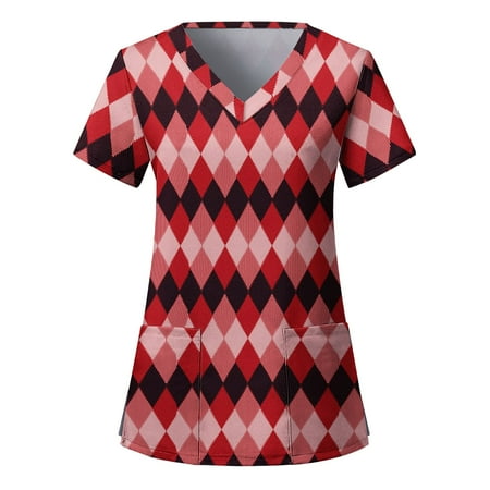 Santa Claus Printed Working Uniform Ladies Christmas Casual Print Short Sleeve Pocket Loose Top V Neck Workwear Scrubs Uniform Nurses
Santa Claus Printed Working Uniform Ladies Christmas Casual Print Short Sleeve Pocket Loose Top V Neck Workwear Scrubs Uniform Nurses