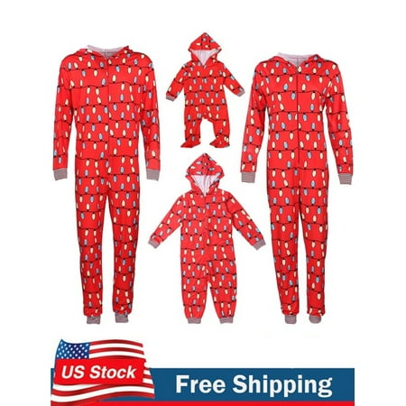 Sunisery Christmas Family Matching String Lights Pajamas Set Women Kids Sleepwear Nightwear PJS
Sunisery Christmas Family Matching String Lights Pajamas Set Women Kids Sleepwear Nightwear PJS