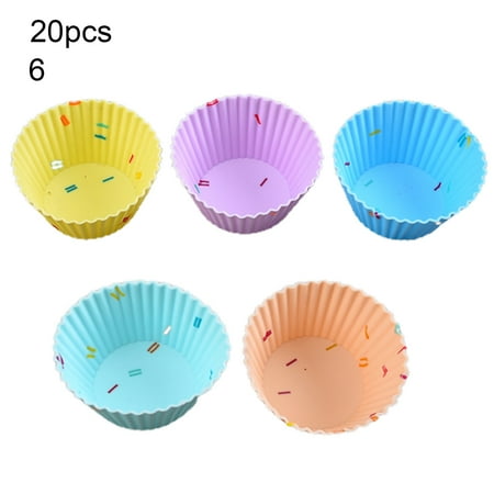 Meizhencang 20Pcs Non-stick Silicone Muffin Cup Mold No Odor Party Birthday Muffin Cake Mold Kitchen Tool
Meizhencang 20Pcs Non-stick Silicone Muffin Cup Mold No Odor Party Birthday Muffin Cake Mold Kitchen Tool