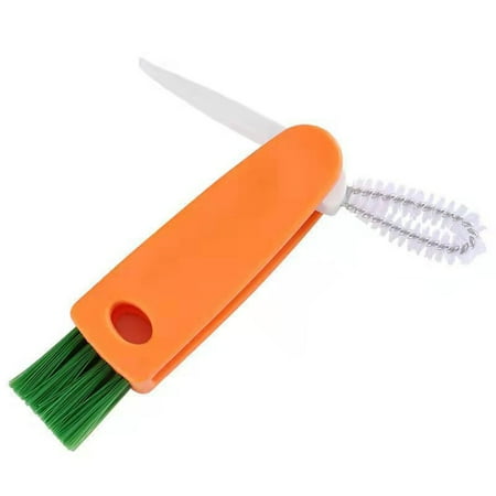 SANAG Milk Bottle Groove Brush Carrot-shaped Multifunctional Dust Remover Three-in-one Plastic Cleaning Tools Household Accessories Orange
SANAG Milk Bottle Groove Brush Carrot-shaped Multifunctional Dust Remover Three-in-one Plastic Cleaning Tools Household Accessories Orange
