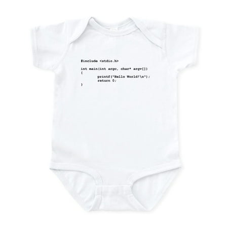 CafePress - Hello World Infant Creeper - Baby Light Bodysuit
CafePress - Hello World Infant Creeper - Baby Light Bodysuit