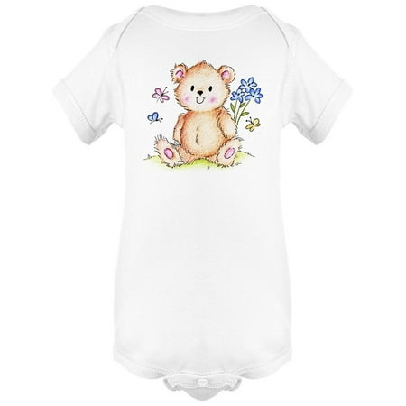 Teddy Bear With Flowers On Field Bodysuit Infant -Image by Shutterstock Newborn
Teddy Bear With Flowers On Field Bodysuit Infant -Image by Shutterstock Newborn