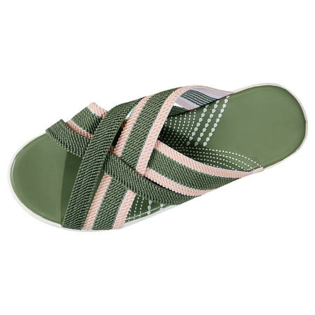 Blphud Sandles Sandals Women Flat Women Sandals Colored Fresh Wedge Comfortable Non Slip Lightweight Summer Slippers Heel Platform Sandals Green 37
Blphud Sandles Sandals Women Flat Women Sandals Colored Fresh Wedge Comfortable Non Slip Lightweight Summer Slippers Heel Platform Sandals Green 37