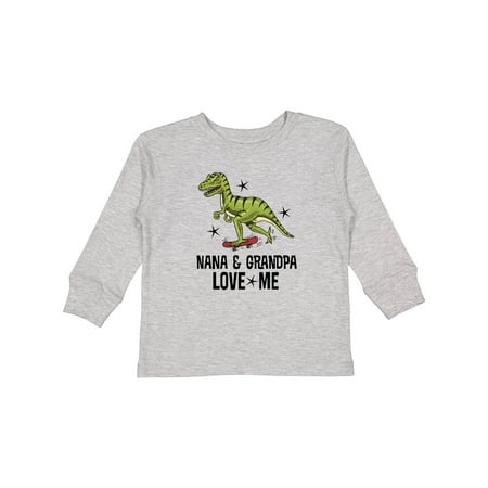 Inktastic Nana and Grandpa Love Me Dinosaur Grandson Gift Toddler Boy Girl Long Sleeve T-Shirt
Inktastic Nana and Grandpa Love Me Dinosaur Grandson Gift Toddler Boy Girl Long Sleeve T-Shirt