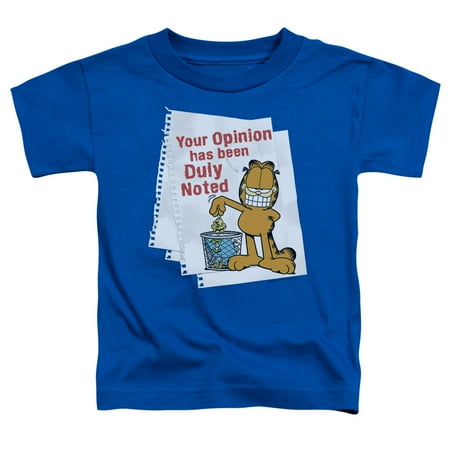 Garfield - Duly Noted - Toddler Short Sleeve Shirt - 2T
