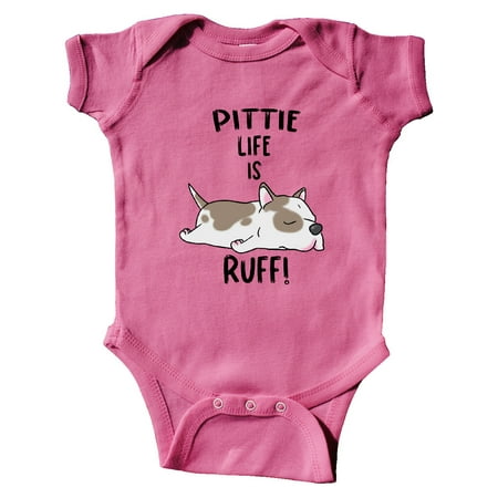 Inktastic Pittie Life is Ruff! Spotted Pit Bull Gift Baby Boy or Baby Girl Bodysuit
Inktastic Pittie Life is Ruff! Spotted Pit Bull Gift Baby Boy or Baby Girl Bodysuit