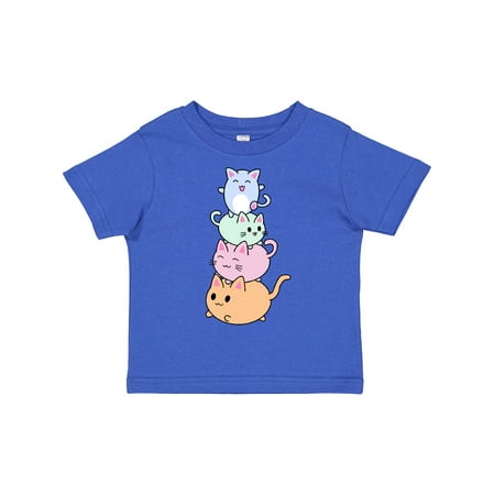 Inktastic Kawaii Kitten Stack Gift Toddler Boy or Toddler Girl T-Shirt