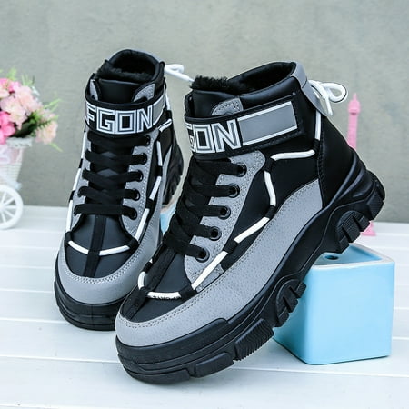 Women‘s Outdoor Sneaker Boots High Top Thick Bottom Lace Up Shoes Women‘s Sports Footwear
Women‘s Outdoor Sneaker Boots High Top Thick Bottom Lace Up Shoes Women‘s Sports Footwear