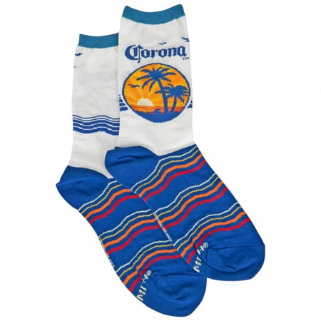 Corona Extra Summer Beach Scene Women s Socks