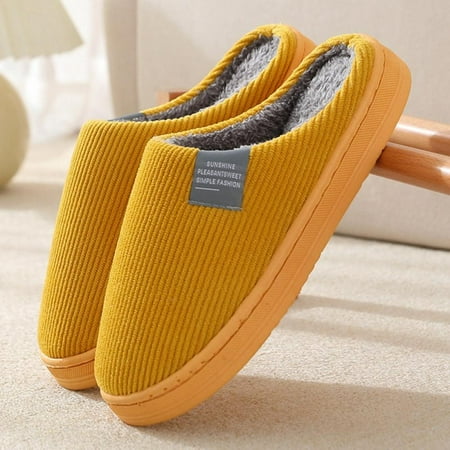 Autmor Women s and Men s Slippers Memory Foam Warm Cotton Knit Comfortable Knitted Wide Width Closed Toe Slip On House Shoes Casual with Rubber Sole for Outdoor Indoor
Autmor Women s and Men s Slippers Memory Foam Warm Cotton Knit Comfortable Knitted Wide Width Closed Toe Slip On House Shoes Casual with Rubber Sole for Outdoor Indoor