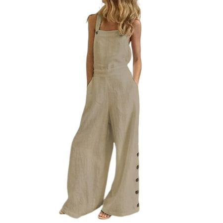 One Piece Loose Casual Jumpsuit Solid Square Neck Rompers Birthday Anniversary Valentine s Day Gift M Khaki
One Piece Loose Casual Jumpsuit Solid Square Neck Rompers Birthday Anniversary Valentine s Day Gift M Khaki