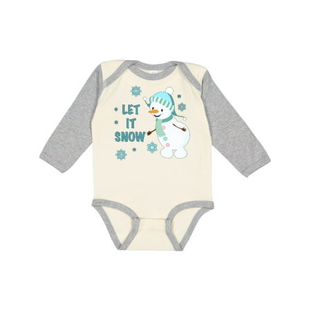 Inktastic Let It Snow Snowman Gift Baby Boy or Baby Girl Long Sleeve Bodysuit
Inktastic Let It Snow Snowman Gift Baby Boy or Baby Girl Long Sleeve Bodysuit