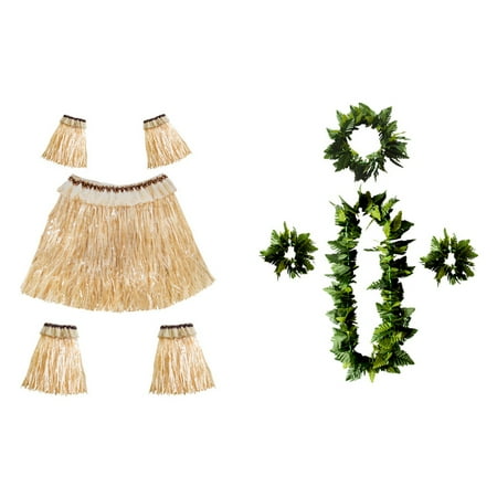9pcs Leaf Garland Hawaii Skirt Beautiful Party Dance Skirt Creative Hand Sleeves Feet Sleeves Fashion Leaf Wristband (Straw Color)
9pcs Leaf Garland Hawaii Skirt Beautiful Party Dance Skirt Creative Hand Sleeves Feet Sleeves Fashion Leaf Wristband (Straw Color)