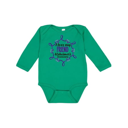 Inktastic I Love My Friend Alzheimer s Awareness with Purple Hearts Gift Baby Boy or Baby Girl Long Sleeve Bodysuit
Inktastic I Love My Friend Alzheimer s Awareness with Purple Hearts Gift Baby Boy or Baby Girl Long Sleeve Bodysuit