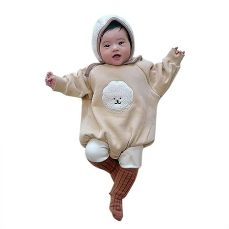 Qufokar Baby Cold Outside Toddler Clothes Boy Baby Girls Boys Warm Thick Padded Spring Autumn Solid Long Sleeve Hoodie Romper Bodysuit Clothes
Qufokar Baby Cold Outside Toddler Clothes Boy Baby Girls Boys Warm Thick Padded Spring Autumn Solid Long Sleeve Hoodie Romper Bodysuit Clothes