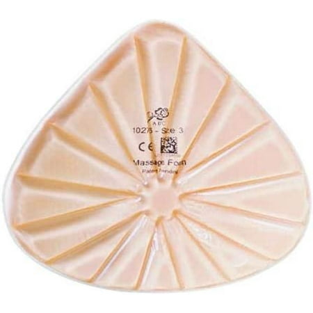 Breast Form Classic Triangle Super Soft Masssage Size 8 Blush