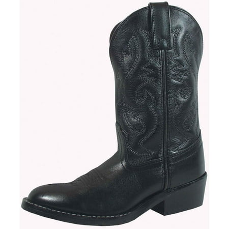 Smoky Mountain Boots Toddler Boys Denver Black Leather Western 5 D