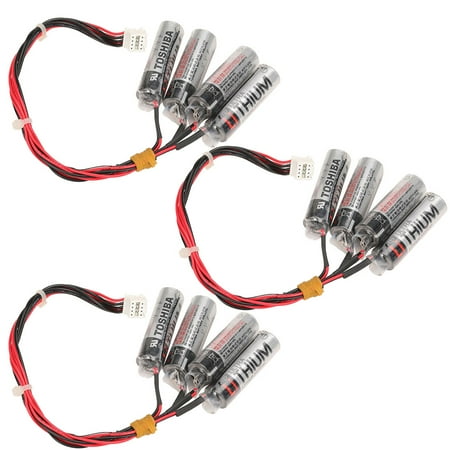 3-Pack ER6V/3.6 Lithium Battery Back Power Replacement for HW0470360-A Robot with White Plug
3-Pack ER6V/3.6 Lithium Battery Back Power Replacement for HW0470360-A Robot with White Plug