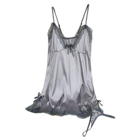 HOT SALE!Spree-Women Lace Nightgown Suspenders V-neck Chemise Sleepwear Solid Color Nightdress
HOT SALE!Spree-Women Lace Nightgown Suspenders V-neck Chemise Sleepwear Solid Color Nightdress