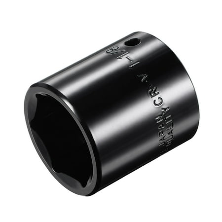 Unique Bargains 1/2-Inch by 1-1/8-Inch 6-Point Impact Socket CR-V Steel 42mm/1.65 Length Shallow SAE Sizes
Unique Bargains 1/2-Inch by 1-1/8-Inch 6-Point Impact Socket CR-V Steel 42mm/1.65 Length Shallow SAE Sizes