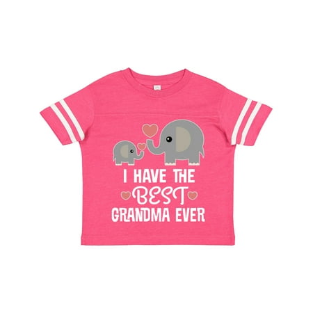 Inktastic Grandchild Best Grandma Ever Gift Toddler Boy or Toddler Girl T-Shirt