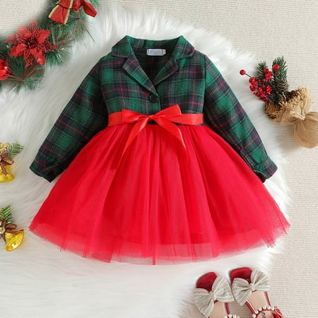 Hbdhejl Toddler Girls Dress Winter Long Sleeve Plaid Mesh Princess Dress Fashion Children Clothes Red 2-3 Years
Hbdhejl Toddler Girls Dress Winter Long Sleeve Plaid Mesh Princess Dress Fashion Children Clothes Red 2-3 Years