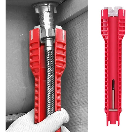 8 in 1 Multifunctional Sink Bathroom Wrench Plumbing Installation Tool Household Water Pipe Faucet Washing Basin Corner Valve Sink Repair Removal Tool
8 in 1 Multifunctional Sink Bathroom Wrench Plumbing Installation Tool Household Water Pipe Faucet Washing Basin Corner Valve Sink Repair Removal Tool