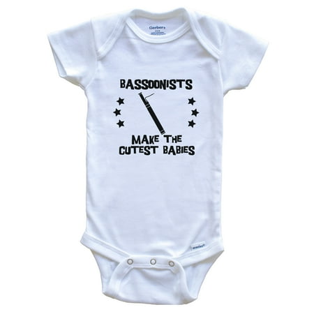 Bassoonists Make The Cutest Babies Funny Bassoon Baby Bodysuit