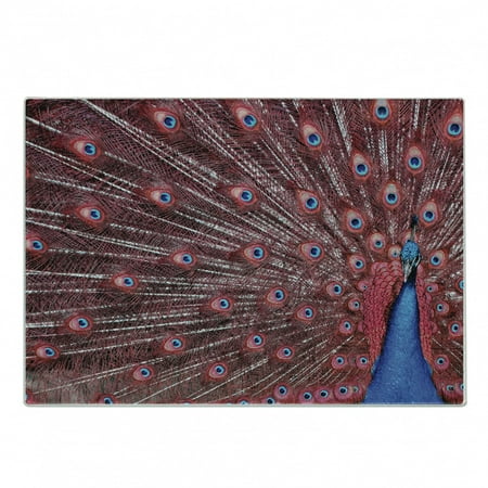 Peacock Cutting Board Male Displays His Plumage Majestic Surreal Wildlife Themertwork Decorative Tempered Glass Cutting and Serving Board Small Size Burgundy Blue by Ambesonne
Peacock Cutting Board Male Displays His Plumage Majestic Surreal Wildlife Themertwork Decorative Tempered Glass Cutting and Serving Board Small Size Burgundy Blue by Ambesonne