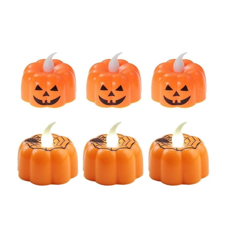12pcs Halloween Candle Lamp Spider Web and Pumpkin LED Electronic Night Light Party Decoration White Light
12pcs Halloween Candle Lamp Spider Web and Pumpkin LED Electronic Night Light Party Decoration White Light