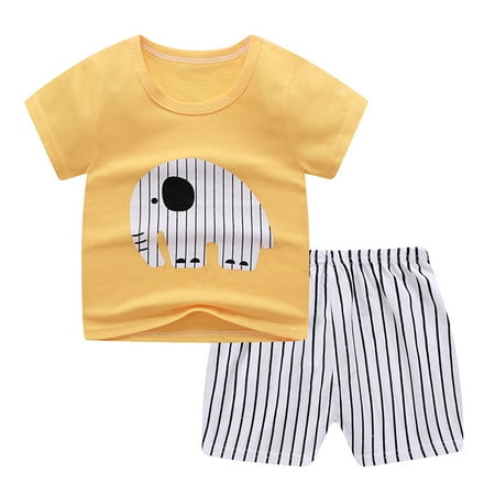 Fesfesfes Toddler Boys Cartoon Print Pattern Short Sleeve Clothes Summer Two-piece Sute
Fesfesfes Toddler Boys Cartoon Print Pattern Short Sleeve Clothes Summer Two-piece Sute
