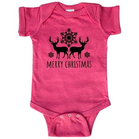 Inktastic Merry Christmas Black Reindeer Silhouette with Snowflakes Gift Baby Boy or Baby Girl Bodysuit
Inktastic Merry Christmas Black Reindeer Silhouette with Snowflakes Gift Baby Boy or Baby Girl Bodysuit