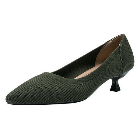 Women‘s Breathable Knit Pumps Pointed Toe Solid Color Kitten Heeled High Heels Women‘s Fashion Footwear
Women‘s Breathable Knit Pumps Pointed Toe Solid Color Kitten Heeled High Heels Women‘s Fashion Footwear
