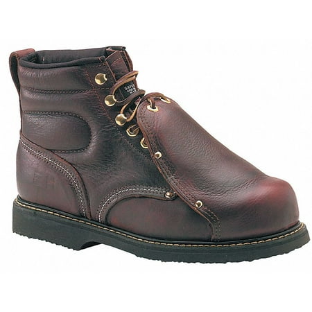 Carolina Shoe 6 Work Boot 8-1/2 D Brown Steel PR 508