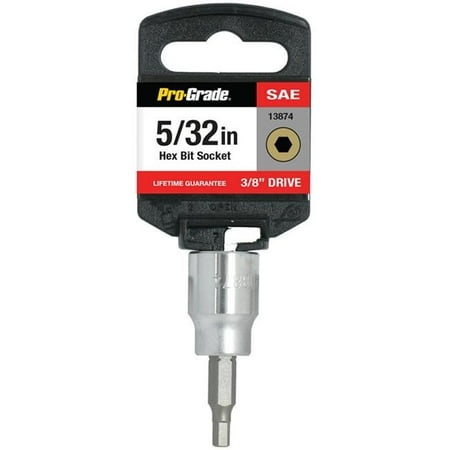 Pro-Grade 13874 0.37 Drive x 0.15 in. Hex Bit Socket