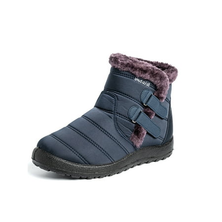 Sanviglor Womens Ankle Booties Flat Winter Boot Plush Lined Snow Boots Outdoor Cold Weather Breathable Warm Shoes Comfort Non Slip Blue 5.5
Sanviglor Womens Ankle Booties Flat Winter Boot Plush Lined Snow Boots Outdoor Cold Weather Breathable Warm Shoes Comfort Non Slip Blue 5.5