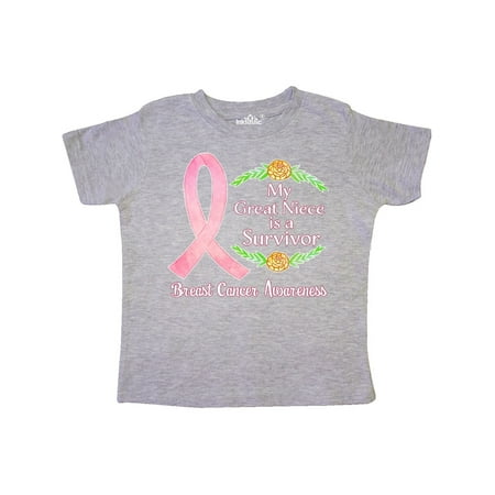Inktastic My Great Niece is a Survivor Breast Cancer Awareness Gift Toddler Boy or Toddler Girl T-Shirt
Inktastic My Great Niece is a Survivor Breast Cancer Awareness Gift Toddler Boy or Toddler Girl T-Shirt
