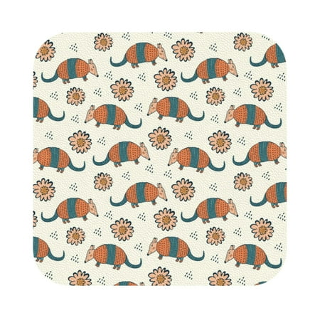 Coaee Colorful Armadillos1 Print Leather Coasters Set of 6 Non-Slip Washable Cup Coasters for Home Office Bar Square
Coaee Colorful Armadillos1 Print Leather Coasters Set of 6 Non-Slip Washable Cup Coasters for Home Office Bar Square