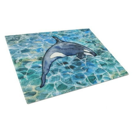 Killer Whale Orca No.2 Glass Cutting Board - Large
