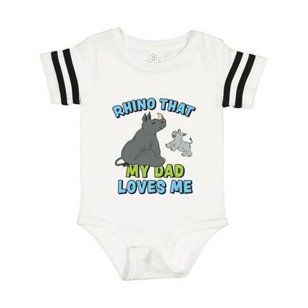 Inktastic Rhino That My Dad Loves Me with Cute Rhinos Gift Baby Boy or Baby Girl Bodysuit
Inktastic Rhino That My Dad Loves Me with Cute Rhinos Gift Baby Boy or Baby Girl Bodysuit