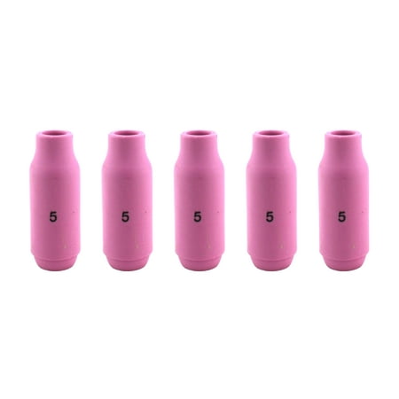 Alumina Nozzle Cups for TIG Welding Torches Series 17/18/26 with Standard Set-Up - Model: 10N49 - #5 (5/16 ) - (5 PACK)
Alumina Nozzle Cups for TIG Welding Torches Series 17/18/26 with Standard Set-Up - Model: 10N49 - #5 (5/16 ) - (5 PACK)
