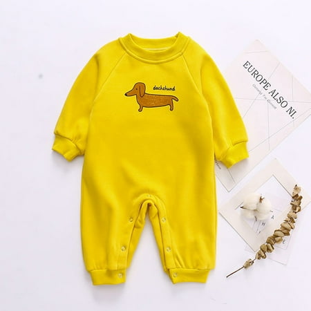 Gubotare Baby Rompers Baby Outfit First Hooded Romper One-Piece Jumpsuit for Toddler Boys Girls Yellow 6-12 Months
Gubotare Baby Rompers Baby Outfit First Hooded Romper One-Piece Jumpsuit for Toddler Boys Girls Yellow 6-12 Months