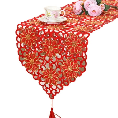 VEAREAR Classic Flower Embroidered Dining Coffee Table Runner Placemat Cover Home Decor
VEAREAR Classic Flower Embroidered Dining Coffee Table Runner Placemat Cover Home Decor