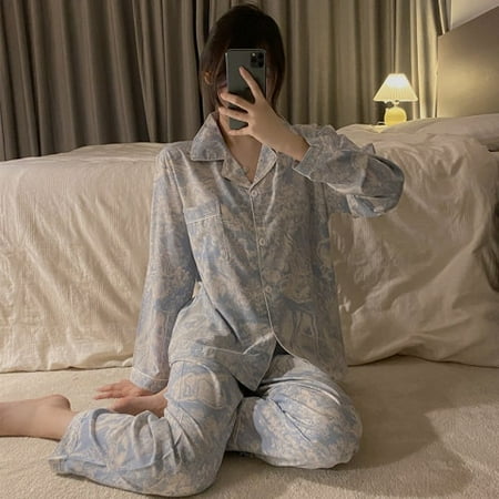 PIKADINGNIS 2pcs Womens Pajamas Sets Woman Pajama Autumn Tie Dye Design Suit Long Sleeve Trousers Set Home Clothes Sexy Satin Silk Pijamas
PIKADINGNIS 2pcs Womens Pajamas Sets Woman Pajama Autumn Tie Dye Design Suit Long Sleeve Trousers Set Home Clothes Sexy Satin Silk Pijamas