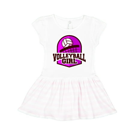 Inktastic Volleyball Girl Gift Toddler Girl Dress