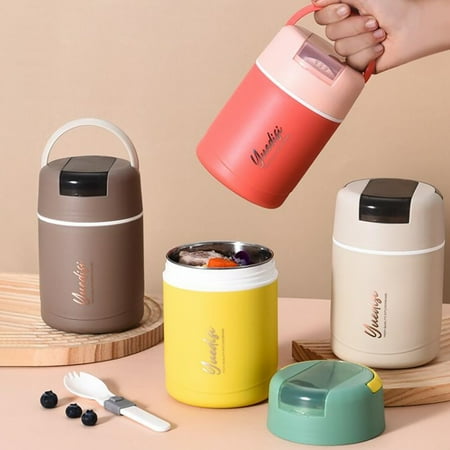 Ludlz 580ml Soup Cup Food Grade Detachable Easy to Carry Good Sealing Anti-rust Insulated Hidden Handle Stainless Steel Breakfast Cup Household Supplies
Ludlz 580ml Soup Cup Food Grade Detachable Easy to Carry Good Sealing Anti-rust Insulated Hidden Handle Stainless Steel Breakfast Cup Household Supplies