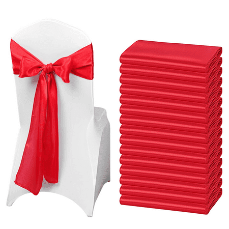 50 PCS Satin Chair Sash Chair Decorative Bow Designed Chair Cover Chair Sashes for Thanksgiving Wedding Banquet Party Home Kitchen Decoration (Red 7 x 108 inch)
50 PCS Satin Chair Sash Chair Decorative Bow Designed Chair Cover Chair Sashes for Thanksgiving Wedding Banquet Party Home Kitchen Decoration (Red 7 x 108 inch)