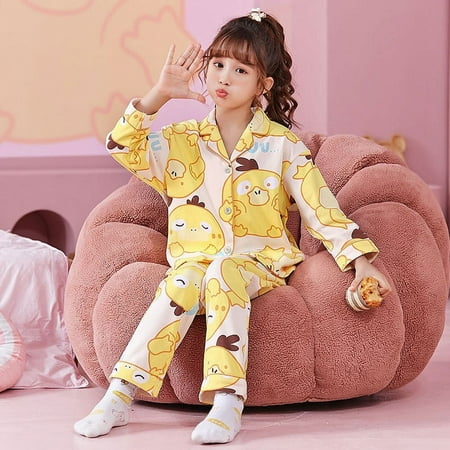 Sanrio Anime Kuromi Kids Pajamas Cute Kawaii Cinnamoroll Sleepwear Girl Child Clothing Cartoon My Melody Home Clothes 2Pcs-Set
Sanrio Anime Kuromi Kids Pajamas Cute Kawaii Cinnamoroll Sleepwear Girl Child Clothing Cartoon My Melody Home Clothes 2Pcs-Set